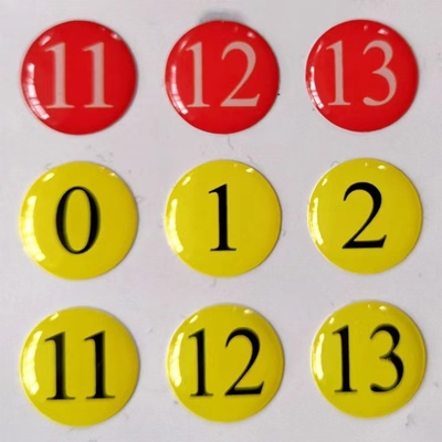 3m Yapışkanlı Pu Dome Sticker Poliüretan Reçine 3D Dome