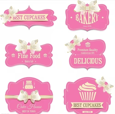 Kraft Etiket Etiket Ambalaj Pembe Kişiselleştirilmiş Yazdırılabilir Daire Etiketler Yazdırılabilir 3x3 2x2