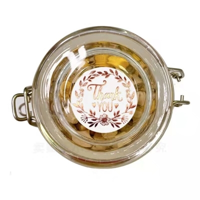 Kraft Etiket Etiket Ambalaj Pembe Kişiselleştirilmiş Yazdırılabilir Daire Etiketler Yazdırılabilir 3x3 2x2