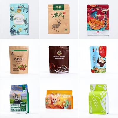 Baskılı Özel Baskılı Açılıp Kapanabilir Plastik Torba Ambalaj Zip Kilidi Açık Ön Mücevher