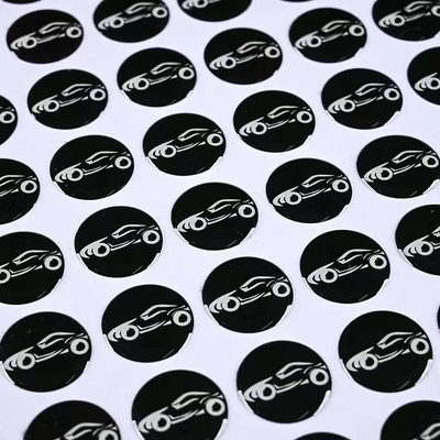 30mm Epoksi Etiket Baskı Hizmeti Güçlü Yapışkanlı Etiket Özel