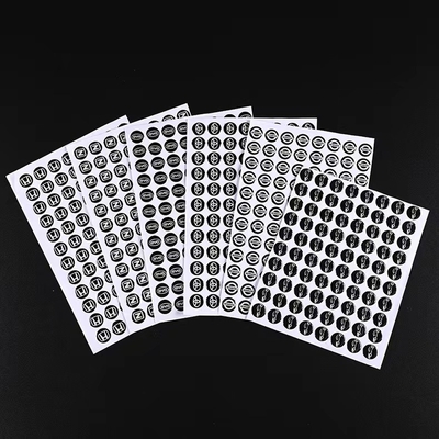 30mm Epoksi Etiket Baskı Hizmeti Güçlü Yapışkanlı Etiket Özel