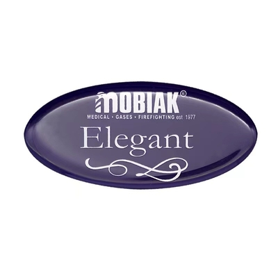 Kalıcı Epoksi Etiket Etiket Baskı İş Yuvarlak 30mm