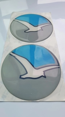 Kubbeli Epoksi Etiket Baskı PVC Damla Tutkal Logo Kendinden Yapışkanlı