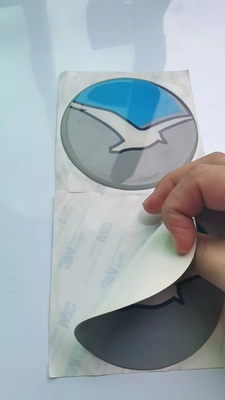 Kubbeli Epoksi Etiket Baskı PVC Damla Tutkal Logo Kendinden Yapışkanlı
