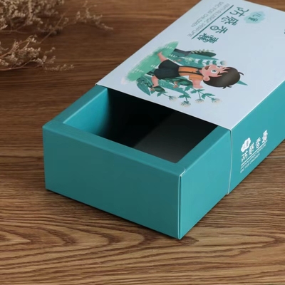 Geri Dönüşümlü Oem Kağıt Hediye Paketleme Kutusu Çekmeceli Kraft Karton
