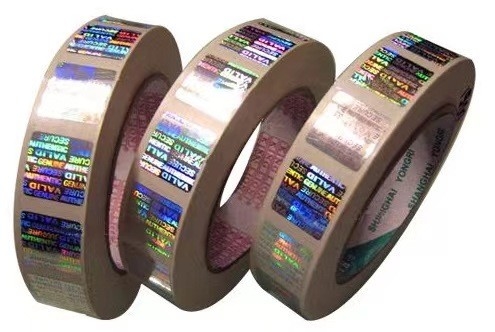 Yazdırılabilir Yuvarlak Ambalaj Hologramı Orijinal Etiket Holografik Kendinden Yapışkanlı Levhalar