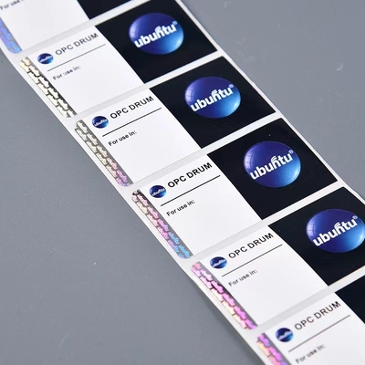 Kişiselleştirilmiş 3d Hologram Etiket Etiket Mührü Su Geçirmez Geçiş Mührü Geçersiz Güvenlik