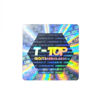 Lazer Hologram Sahteciliğe Karşı Etiket Özel Yapım Yapıştırıcı