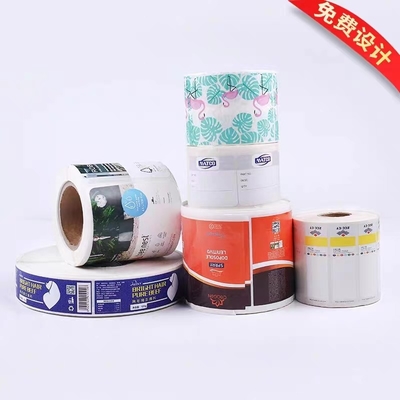 Su geçirmez UV Baskılı Logo Kozmetik Temizle Vinil Pvc Etiket Etiket Kalıp Kesim