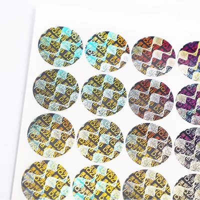 Yapışkanlı Etiket PVC Hologramlı Vinil Etiket Sahteciliğe Karşı